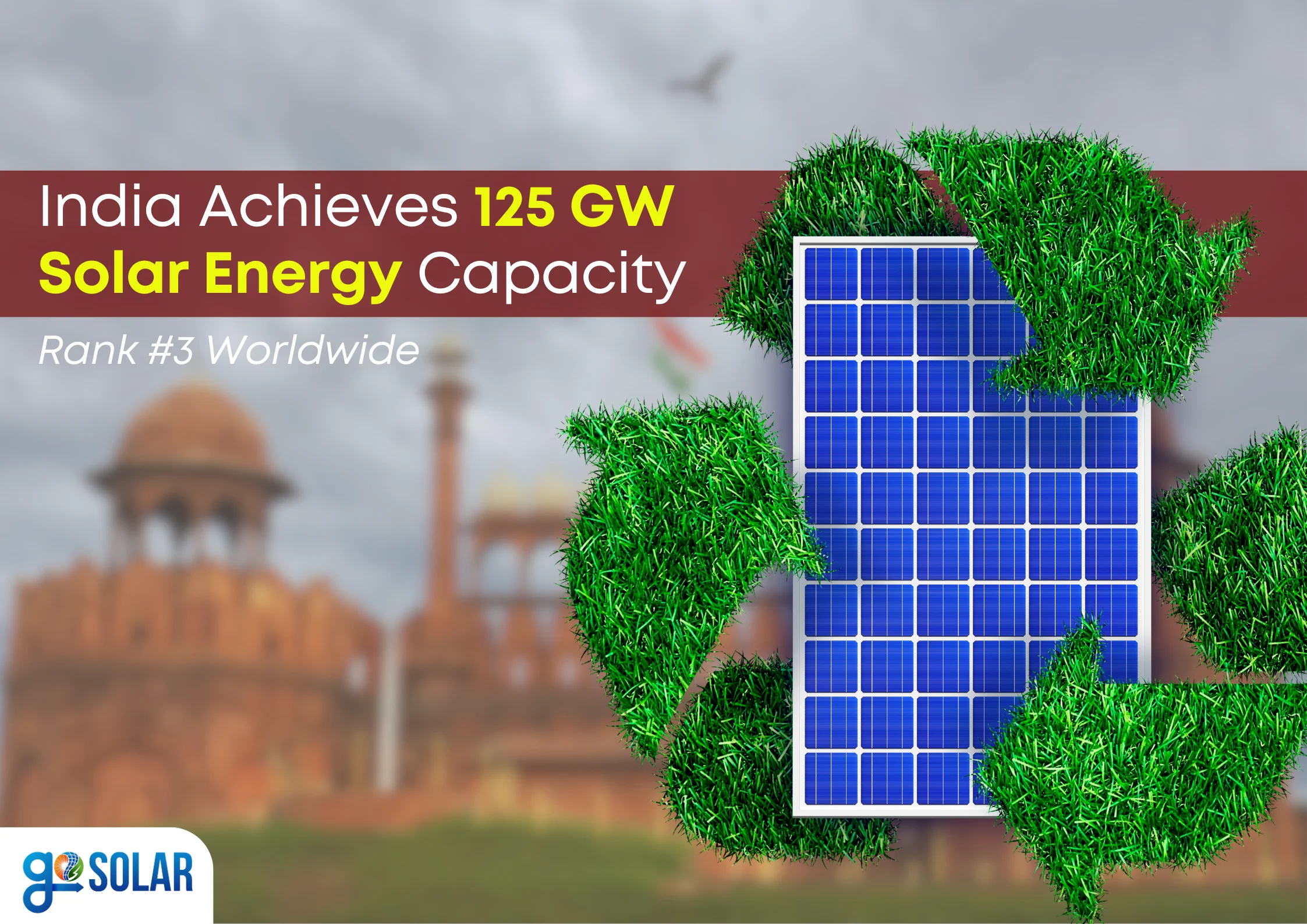 India Achieves 125 GW Solar Energy Capacity