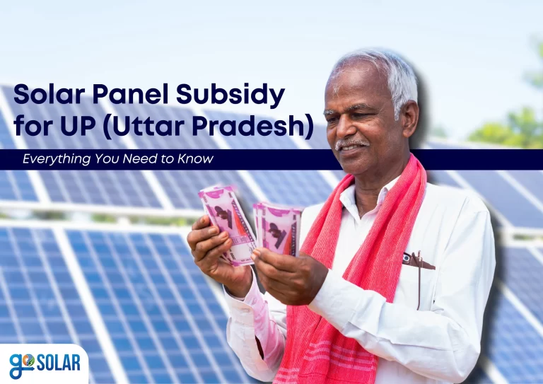 Solar Panel Subsidy for UP (Uttar Pradesh)