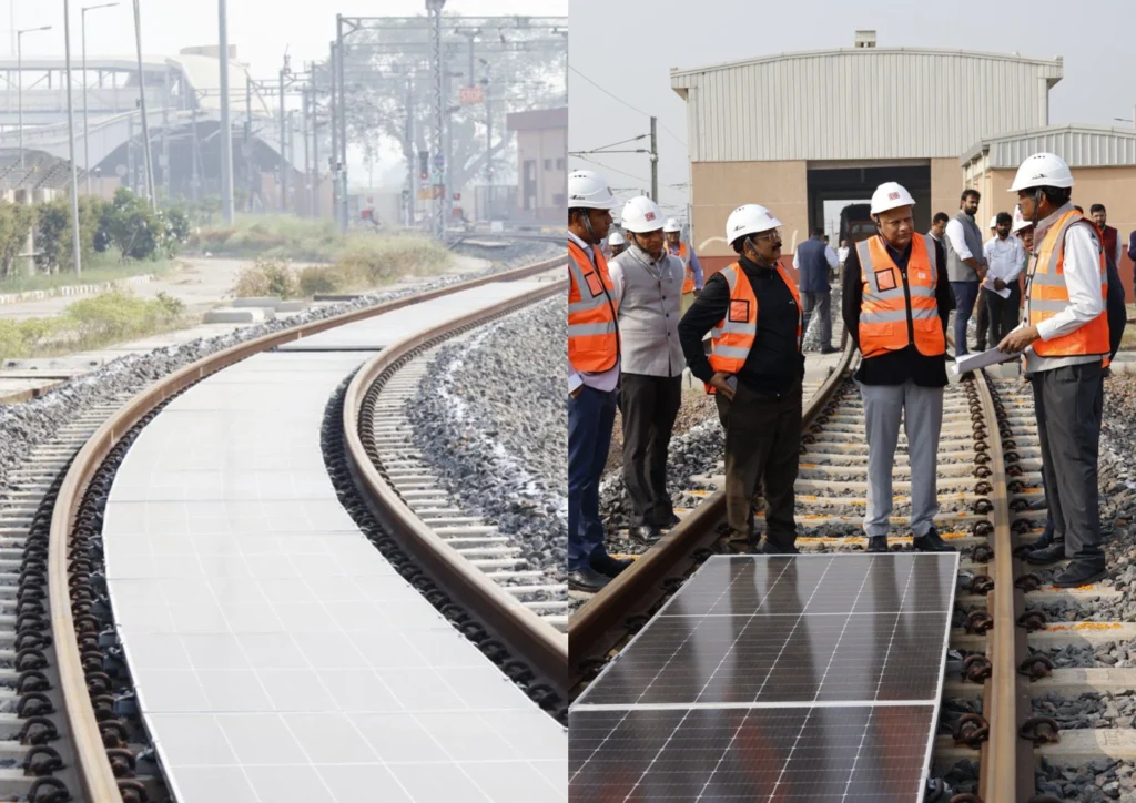 India’s First Solar on Track System