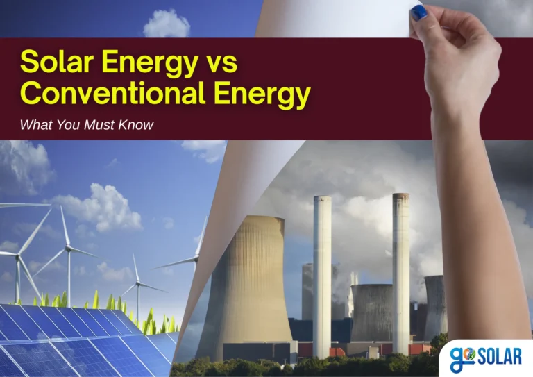 Solar Energy vs Conventional Energy